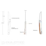 „Ruike P865-B“ sulankstomas peilis » Dulotec.LT