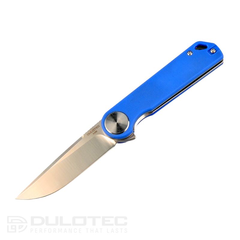 „Dulotec K256-BL“ sulankstomas peilis – G10 rankena ir D2 įrankinio plieno ašmenys » Dulotec.LT