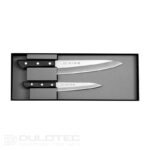 „Tojiro Basic TBS-210“ virtuvinių peilių rinkinys – iš VG10 laminuoto plieno » Dulotec.LT
