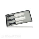 „Tojiro Basic TBS-300“ virtuvinių peilių rinkinys – iš VG10 laminuoto plieno » Dulotec.LT