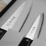 „Tojiro Basic TBS-210“ virtuvinių peilių rinkinys – iš VG10 laminuoto plieno » Dulotec.LT