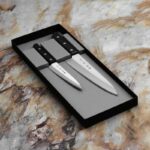 „Tojiro Basic TBS-210“ virtuvinių peilių rinkinys – iš VG10 laminuoto plieno » Dulotec.LT