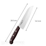 „Sakura Yui“ virtuvinis peilis „Santoku“, 165 mm » Dulotec.LT