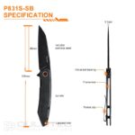 „Ruike“ P831S-SB sulankstomas peilis » Dulotec.LT