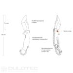 „Ruike P881-B1“ sulankstomas peilis, pagamintas iš 14C28N nerūdijančio plieno » Dulotec.LT