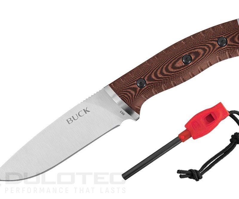 „Buck SELKIRK 863BRS“ peilis su fiksuotu ašmeniu ir magnio žiebtuvėliu » Dulotec.LT