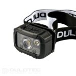„Dulotec BH3R“ žibintuvėlis – juodos spalvos, su įmontuotu 1500 mAh akumuliatoriumi ir jutikliniais valdymo elementais » Dulotec.LT