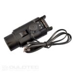 „Dulotec G5 Pro“ pistoletinis žibintuvėlis – montuojamas po vamzdžiu su žaliu lazeriniu taikikliu » Dulotec.LT