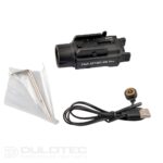 „Dulotec G5 Pro“ pistoletinis žibintuvėlis – montuojamas po vamzdžiu su žaliu lazeriniu taikikliu » Dulotec.LT