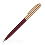 „Fisher Space Pen Cap-O-Matic“ rašiklis su žalvario spalvos dangteliu ir bordo spalvos korpusu, modelis 775G-BURG, dovanų dėžutėje » Dulotec.LT