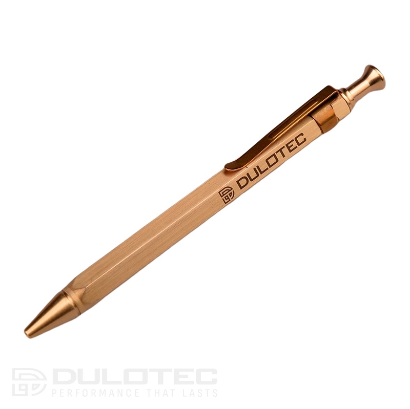 „Dulotec“ rašiklis – iš vientiso žalvario » Dulotec.LT