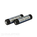 „Keeppower“ 14500 1500 mAh baterija su iškilusiu teigiamuoju galu ir apsauga » Dulotec.LT