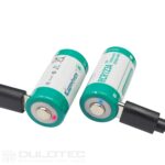 „Keeppower“ RCR123A 1000 mAh baterija su apsauga ir USB-C įkrovimo funkcija » Dulotec.LT