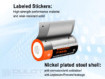 „Vapcell“ 16340 P1609A 950 mAh 3 A akumuliatorius » Dulotec.LT