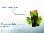 „Vapcell“ 16340 P1609A 950 mAh 3 A akumuliatorius » Dulotec.LT