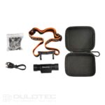Galingas „Dulotec H3“ žibintuvėlis + 3400 mAh baterija, balta šviesa » Dulotec.LT