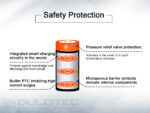 „Vapcell“ 16340 P1609A 950 mAh 3 A akumuliatorius » Dulotec.LT