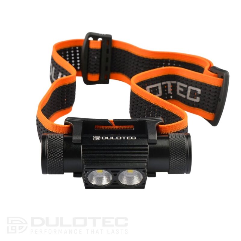 Galingas „Dulotec H1“ žibintuvėlis + 3000 mAh baterija, balta šviesa » Dulotec.LT