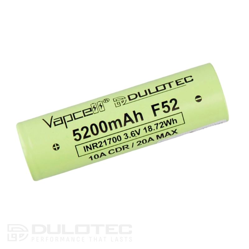 „Vapcell“ 21700 F52 5200 mAh 15 A baterija » Dulotec.LT