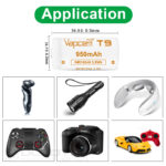 „Vapcell“ 16340 T9 950 mAh 3A baterija » Dulotec.LT