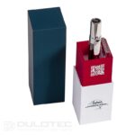 „Fisher Space Pen“ juodo titano nitrido ir chromo „Infinium Space Pen“, vidutinio storio rašiklio antgalis, mėlyni rašalai – INFBTN-1 » Dulotec.LT