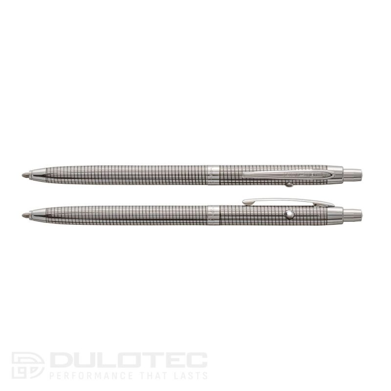 „Fisher Space Pen“ juodas „Grid Design Shuttle Space Pen“ rašiklis – B4 » Dulotec.LT
