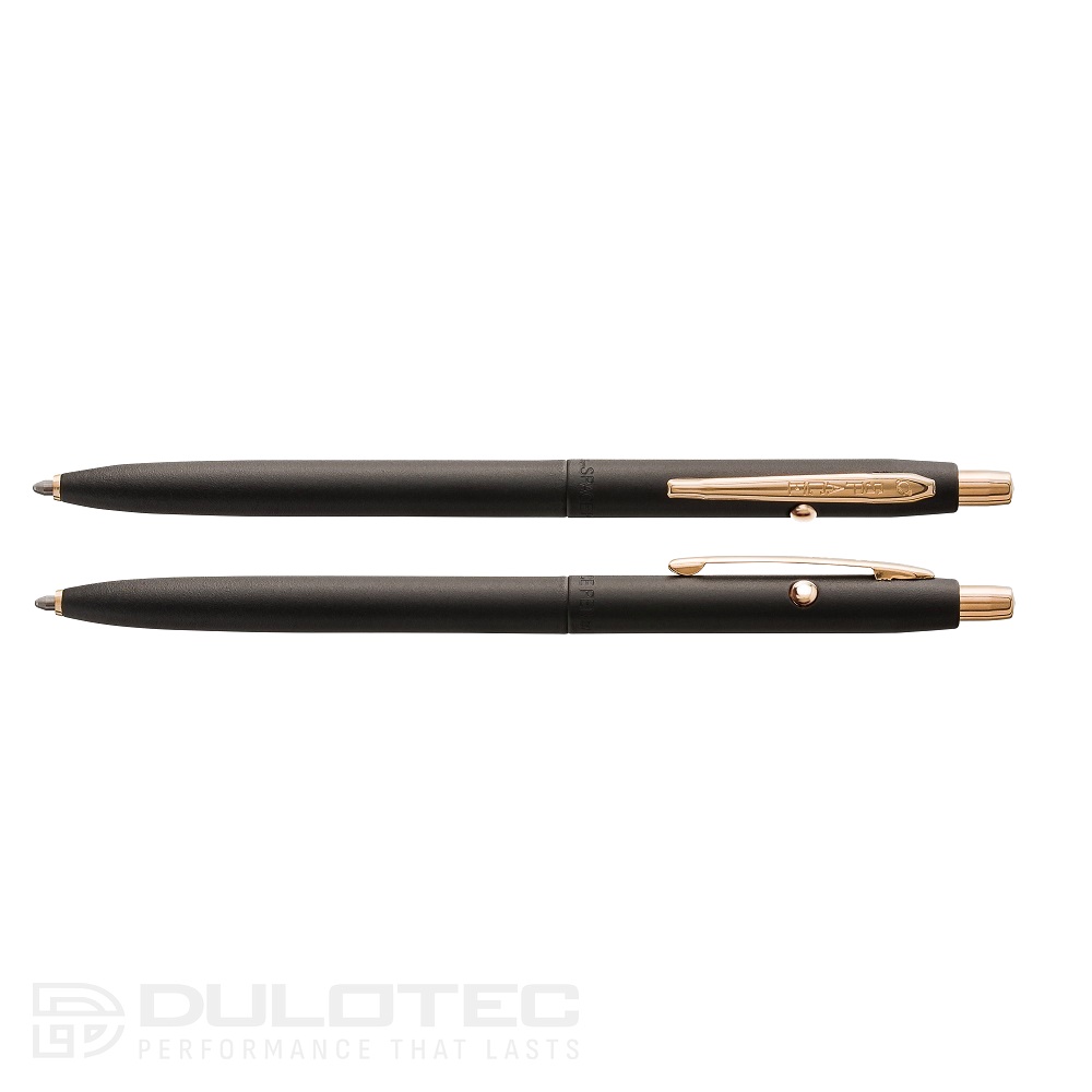 „Fisher Space Pen“ matinės juodos spalvos „Shuttle Space Pen“ rašiklis su auksiniais akcentais – CH4B » Dulotec.LT „Fisher Space Pen“ matinės juodos spalvos „Shuttle Space Pen“ rašiklis su auksiniais akcentais – CH4B » Dulotec.LT