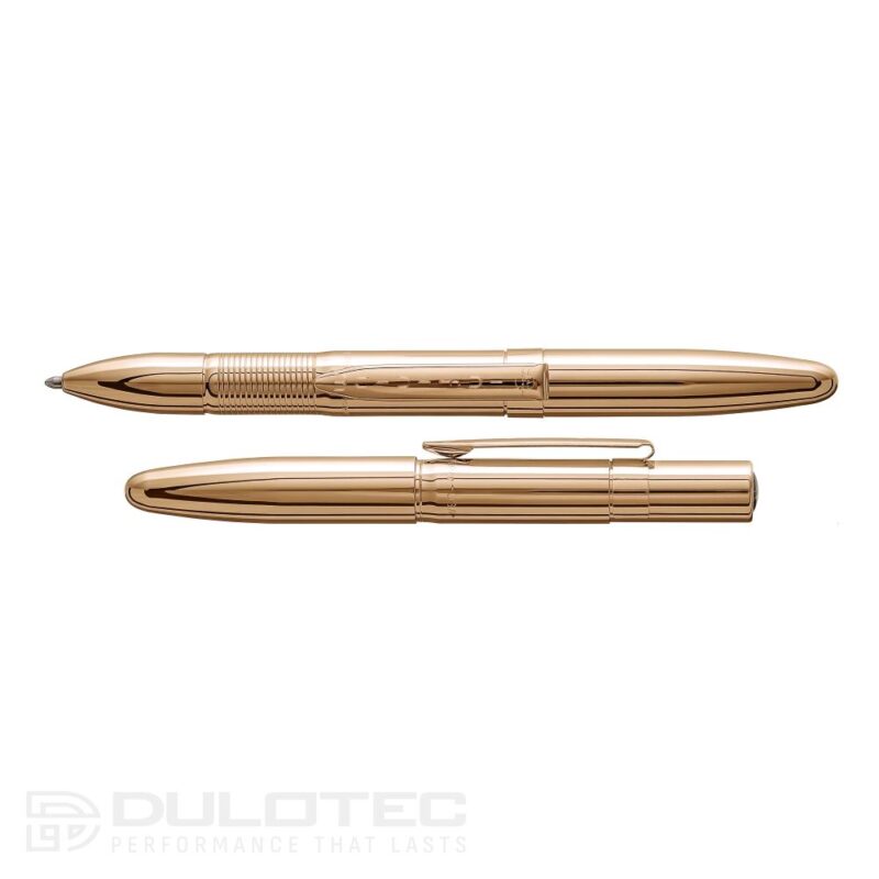 „Fisher Space Pen“ auksinis titano nitrido „Infinium Space Pen“, vidutinio storio rašiklio antgalis, mėlyni rašalai – INFG-1 » Dulotec.LT