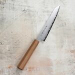 „Tojiro REPPU Kiritsuke Gyuto“ virtuvinis peilis, 210 mm, FD-1362 – laminuotas „SG2“ peilio ašmenys – tiko rankena » Dulotec.LT