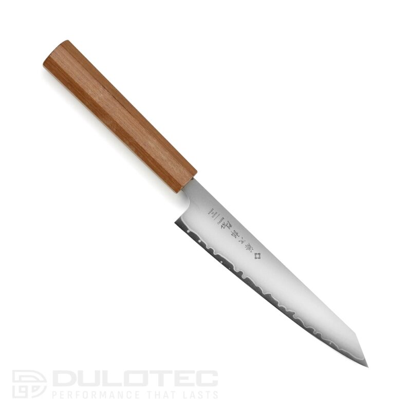 „Tojiro REPPU Kiritsuke Gyuto“ virtuvinis peilis, 210 mm, FD-1362 – laminuotas „SG2“ peilio ašmenys – tiko rankena » Dulotec.LT