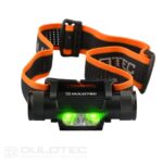 Galingas „Dulotec H4 Pro“ žibintuvėlis + 3400 mAh baterija, su balta ir mėlyna šviesa » Dulotec.LT