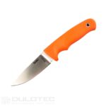 „Linder Super Edge 1“ peilis su fiksuotu ašmeniu – oranžinė rankena » Dulotec.LT