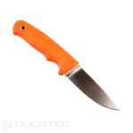 „Linder Super Edge 1“ peilis su fiksuotu ašmeniu – oranžinė rankena » Dulotec.LT