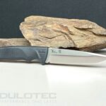 „Linder Joe Vogel Evo-X Super Edge 7“ peilis su fiksuotu ašmeniu — oranžinė rankena » Dulotec.LT