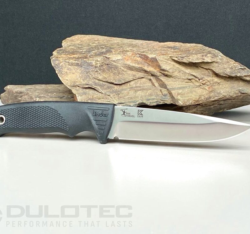 „Linder Joe Vogel Evo-X Super Edge 7“ peilis su fiksuotu ašmeniu – juoda rankena » Dulotec.LT