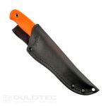 „Linder Drugar Super Edge 6“ peilis su fiksuotu ašmeniu – oranžinė rankena » Dulotec.LT
