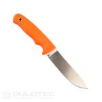 „Linder Super Edge 2“ peilis su fiksuotu ašmeniu – oranžinė rankena » Dulotec.LT