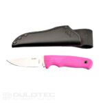 „Linder Super Edge 1“ peilis su fiksuotu ašmeniu – rausva rankena » Dulotec.LT