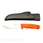 „Linder Drugar Super Edge 6“ peilis su fiksuotu ašmeniu – oranžinė rankena » Dulotec.LT