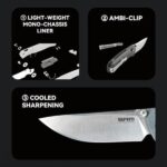 SRM 255L-MN sulankstomas peilis – „Micarta“ rankena ir 10Cr15MoV plienas » Dulotec.LT