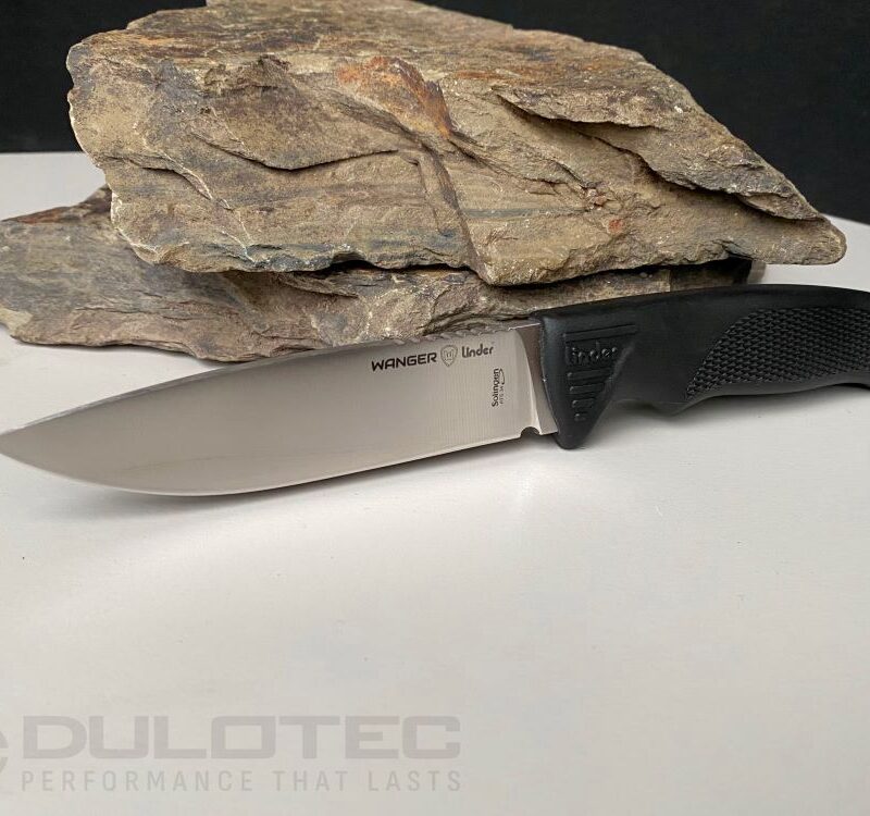 „Linder Drugar Super Edge 6“ peilis su fiksuotu ašmeniu – juoda rankena » Dulotec.LT