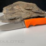 „Linder Drugar Super Edge 6“ peilis su fiksuotu ašmeniu – rausva rankena » Dulotec.LT