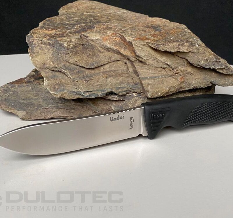 „Linder Super Edge 2“ peilis su fiksuotu ašmeniu – juoda rankena » Dulotec.LT
