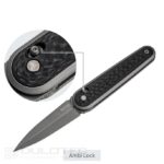 SRM 251MB-GB sulankstomas peilis – G10 rankena su anglies danga ir N690 plienas » Dulotec.LT
