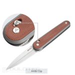SRM 251MB-MN sulankstomas peilis – „Micarta“ rankena ir N690 plienas » Dulotec.LT