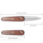 SRM 251MB-MN sulankstomas peilis – „Micarta“ rankena ir N690 plienas » Dulotec.LT