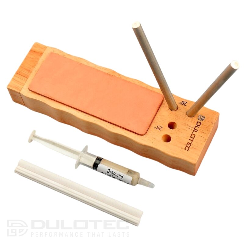 „Dulotec V-Force“ deimantinis-keraminis peilių ir odinių dirželių galąstuvas » Dulotec.LT