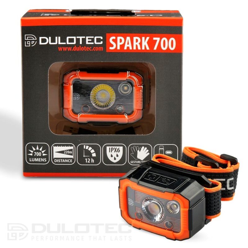 „Dulotec SPARK 700“ priekinis žibintas » Dulotec.LT