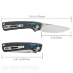 SRM 106M-GK sulankstomas peilis – G10 rankena ir 14C28N plienas » Dulotec.LT