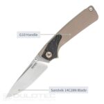 SRM 106M-GW sulankstomas peilis – G10 rankena ir 14C28N plienas » Dulotec.LT